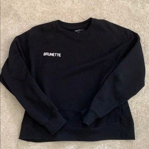 brunette the label brunette crewneck